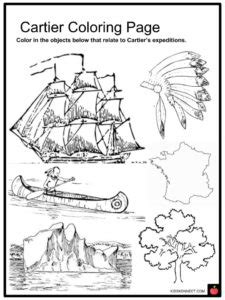 cartier for kids|jacques cartier activity for kids.